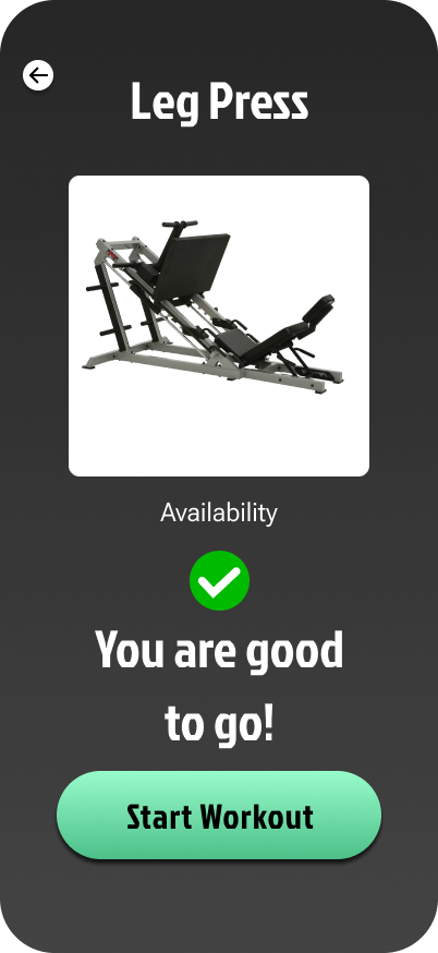 Hi-fi — available workout, machine detail and join queue
